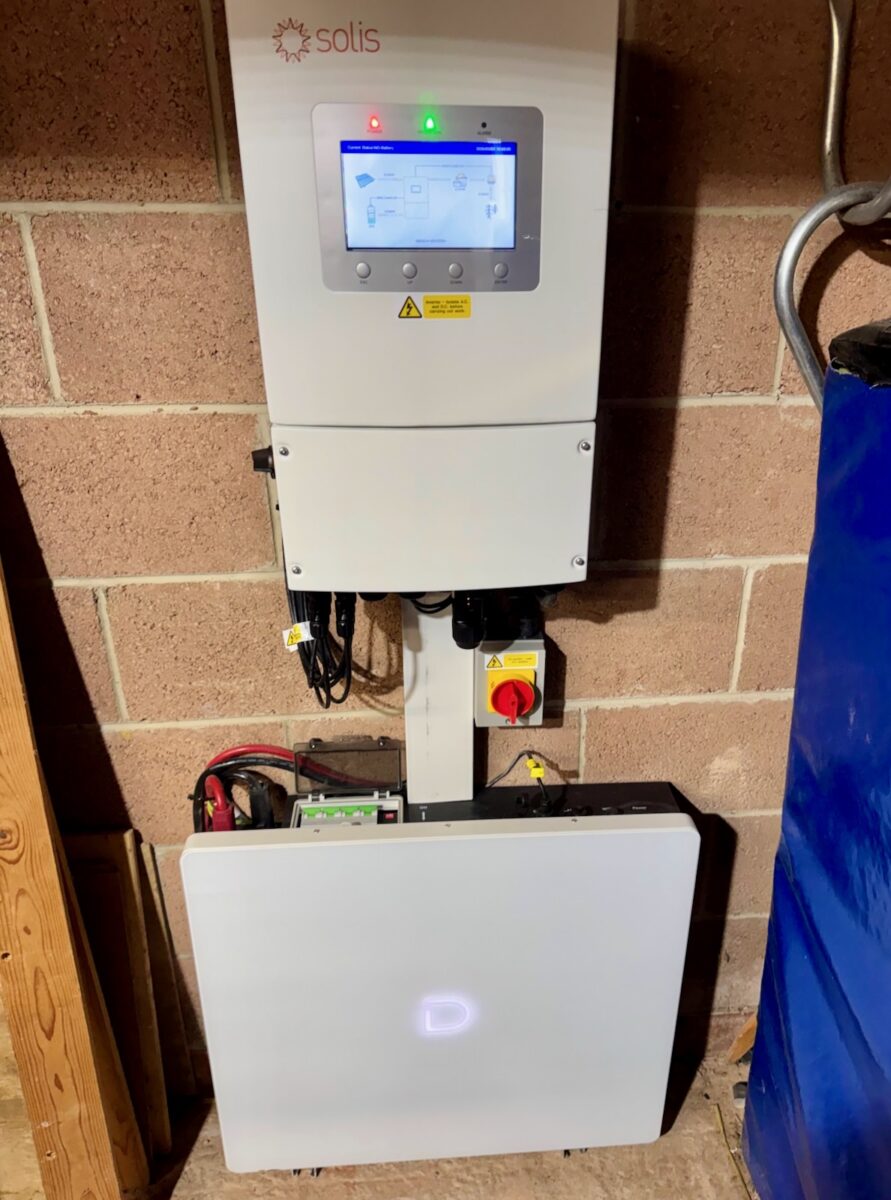 A home battery storage system